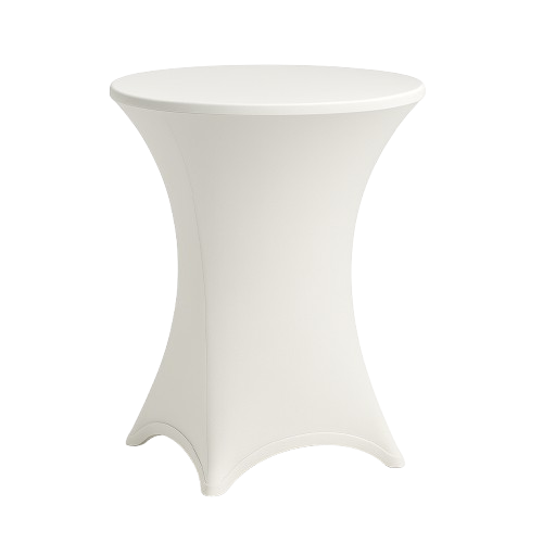 White Cocktail Table Linens